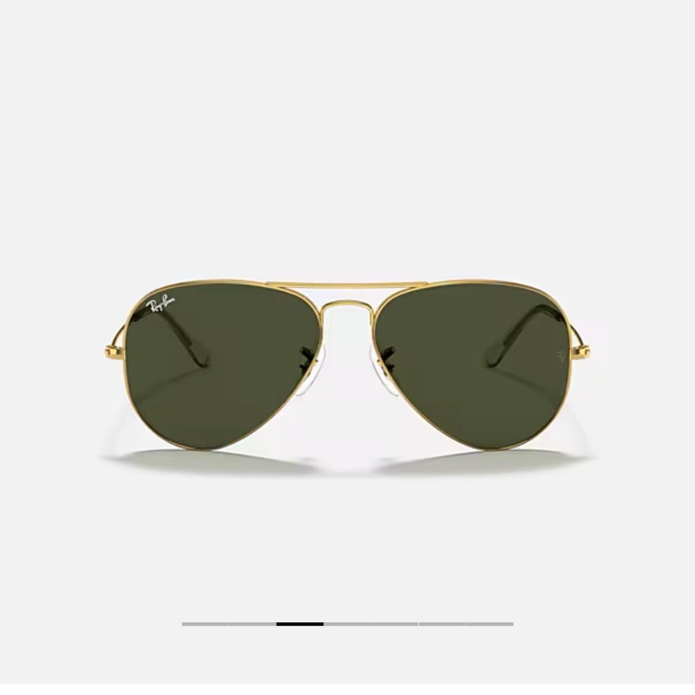 Ray-Ban Aviator Sunglasses - Gold Frame with Black Polarized Lenses